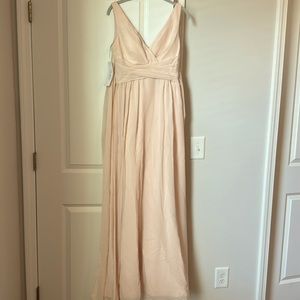 NWT Blush Pink Sleeveless Gown